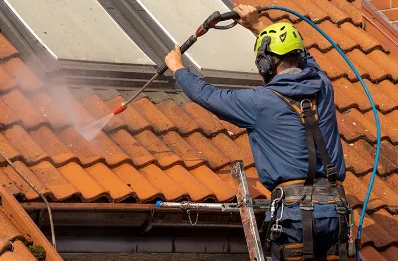 Démoussage et hydrofuge de toiture à Saint-Aventin